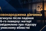 Новорожденная девочка умерла в реанимации после падения с 6 этажа: что известно