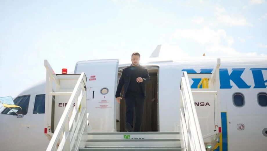 Літак Зеленського ледь не уразив дрон під час вильоту з Молдови: що відомо