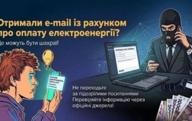 ”У вас борг за світло”: шахраї розсилають небезпечні повідомлення від імені Міненерго