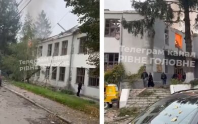Атака РФ на Україну 13 жовтня: у Рівному дрон влучив у навчальний заклад, є постраждалі