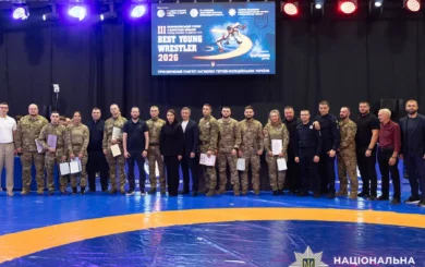 У Хмельницькому 250 юних борців змагалися на Всеукраїнському турнірі на честь загиблих поліцейських