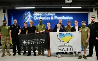 Християнський корпус і фонд ”Надія” долучилися до міжнародної програми протезування на 11,6 млн доларів