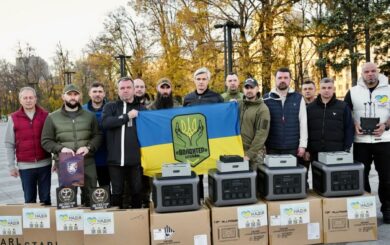 457 миссия на Харьковщину: Валерий Дубиль, фонд »Надежда» и Олег Крот передали помощь защитникам