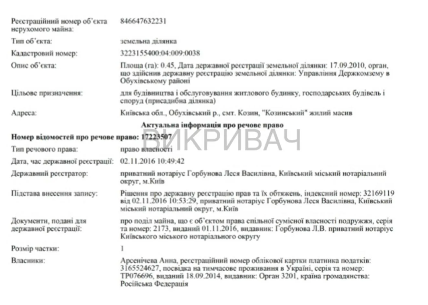 Маєток у Козині та російський слід: ''Викривач'' звернув увагу на майно родини судді